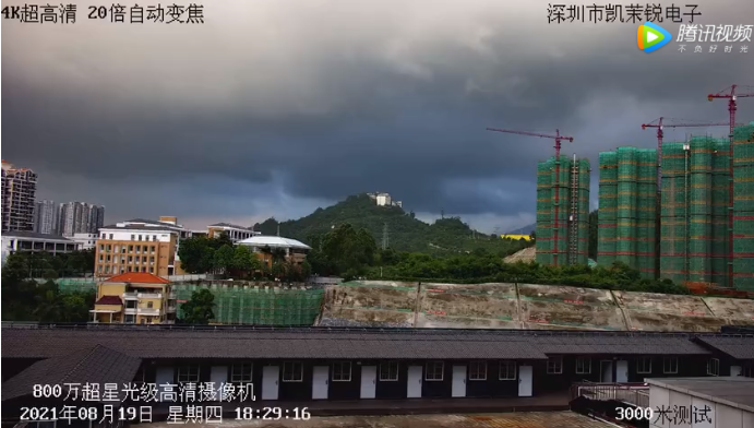 4K 800萬超高清 20倍超星光級(jí)光學(xué)鏡頭